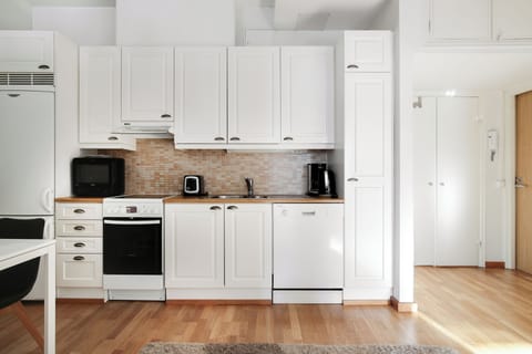 Apartment, Balcony, City View | Private kitchen