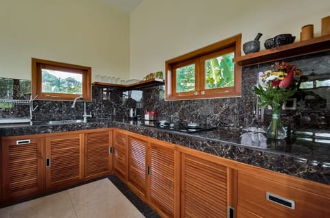 Villa, Valley View | Private kitchen | Shared fridge