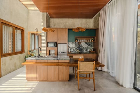 Two bedroom villa with private pool and jungle view | Private kitchen