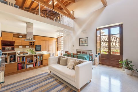 Apartment, 3 Bedrooms, Balcony | Living area | 30-inch TV with satellite channels