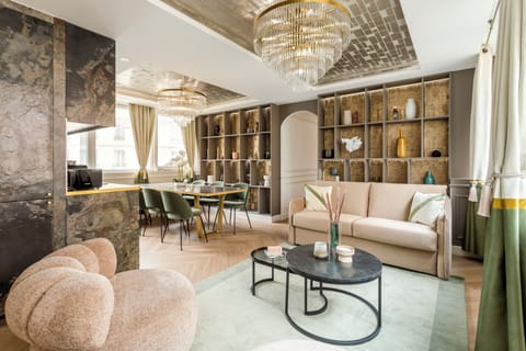 Apartment, City View | Living area | 43-inch Smart TV with cable channels, Netflix, streaming services