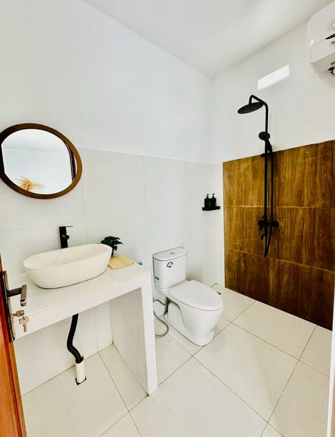 Free toiletries, hair dryer, towels, soap