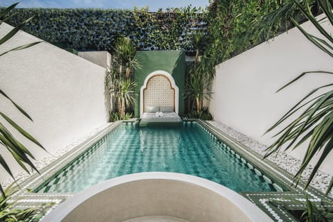 One Bedroom Villa With Private Pool and Bathtub | Hypo-allergenic bedding, minibar, in-room safe, blackout drapes