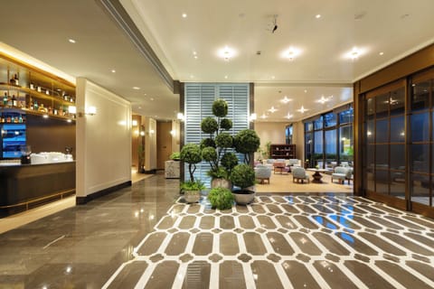Lobby sitting area