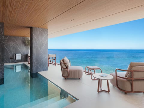 Suite, 1 King Bed with Sofa bed (Mediterranean, View, Pool) | View from room