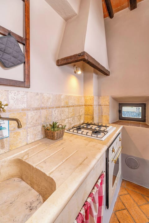 Deluxe Apartment, Hill View | Private kitchen | Highchair