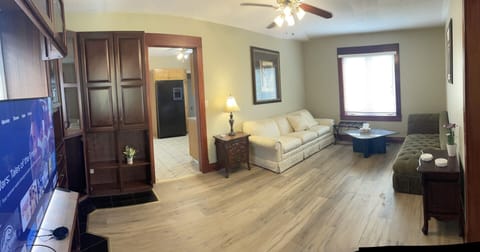 Deluxe House, Balcony, City View | Living area | Flat-screen TV