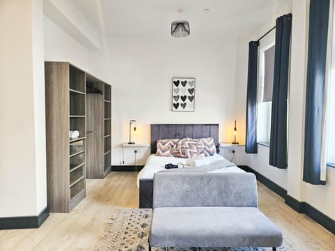 Apartment (0 Bedroom) | Iron/ironing board, bed sheets