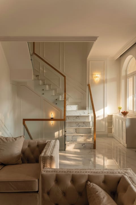 Presidential Villa, 6 Bedrooms, Club Lounge Access, City View | Egyptian cotton sheets, premium bedding, down comforters