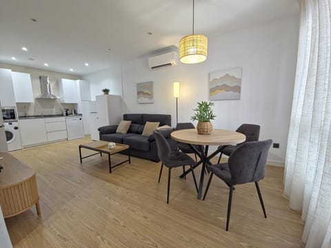 Apartment, 1 Bedroom | Living area | 32-inch Smart TV with digital channels