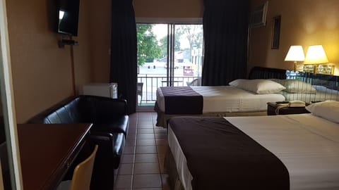 Room, 2 Double Beds | Iron/ironing board, rollaway beds, free WiFi, bed sheets