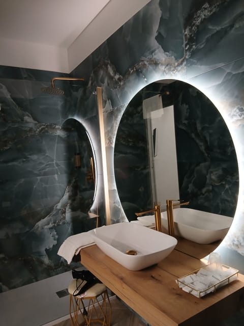 Elite Room | Bathroom | Shower, hydromassage showerhead, free toiletries, hair dryer