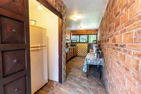 Villa, 3 Bedrooms, Garden View | Private kitchen | Full-size fridge, microwave, oven, stovetop