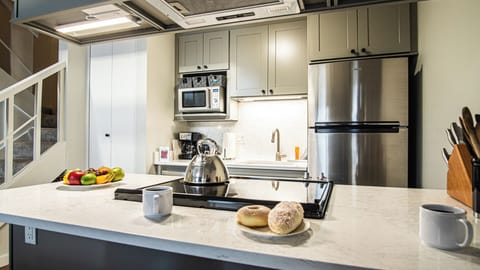 Condo, Multiple Beds, Patio, Mountain View (Bonne Vie 2233) | Private kitchen | Dining tables