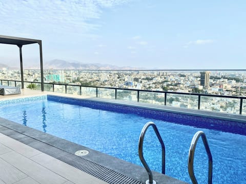 Rooftop pool