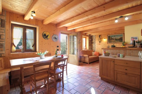 Cabin, Mountain View | Living area | 32-inch flat-screen TV with cable channels