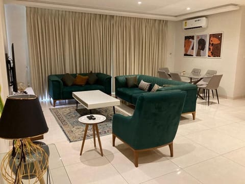 Luxury Apartment, Balcony | Living area