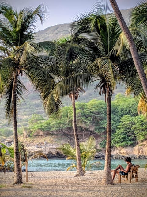 Beach nearby, white sand