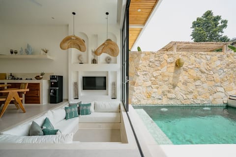 Luxury Villa, 1 King Bed, Patio, Pool View | View from room