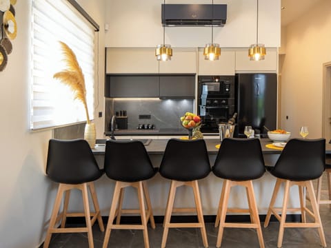 Luxury Villa, Garden View | Private kitchen | Espresso maker, electric kettle, toaster, cleaning supplies