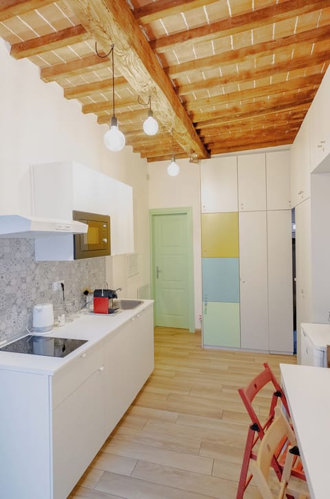 Family Apartment | Private kitchen | Shared fridge