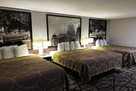 Studio Suite, Multiple Beds, Non Smoking | Pillowtop beds, desk, laptop workspace, iron/ironing board