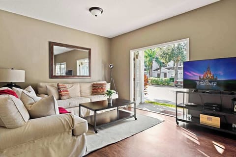 Villa (4 Bedrooms) | Living area | 60-inch Smart TV with cable channels