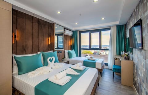 Deluxe Triple Room, City View | View from room
