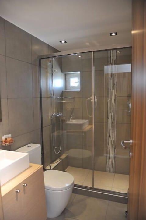 Standard Double Room | Bathroom | Shower, free toiletries, hair dryer, slippers