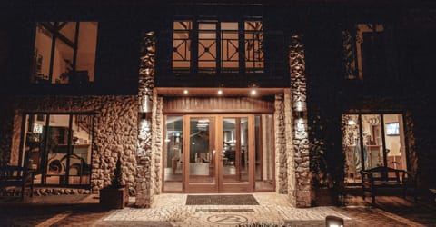 Front of property - evening/night