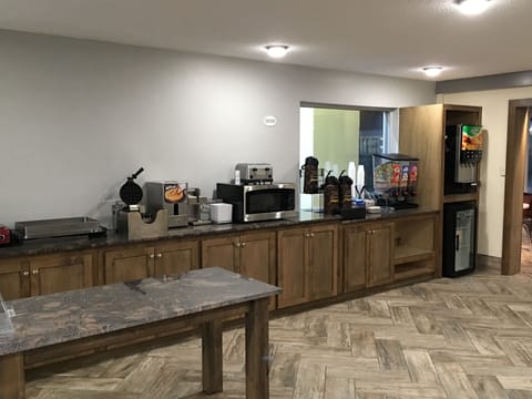 Free daily on-the-go breakfast