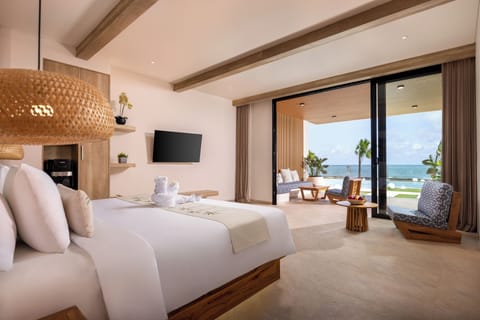 Luxury Duplex, 1 Bedroom, Ocean View | Minibar, free WiFi