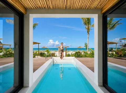 Signature Villa, Patio, Ocean View | Egyptian cotton sheets, premium bedding, memory foam beds