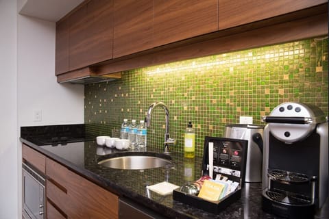 Signature Suite, 2 Bedrooms, 2 Bathrooms, Ocean View | Private kitchen | Mini-fridge, coffee/tea maker