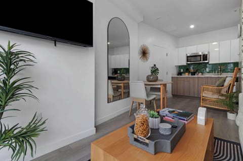 1 Bedroom with Window & Balcony | Living area | 42-inch Smart TV with cable channels