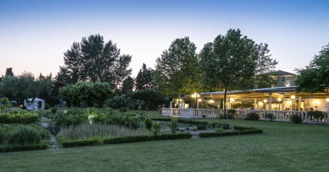 Lunch, dinner served; French cuisine, garden views