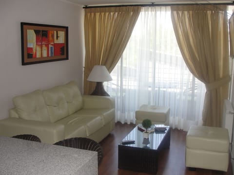Family Apartment, 2 Bedrooms | Living area | LCD TV