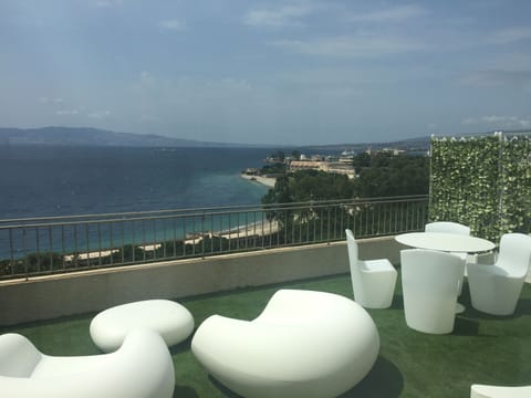 Exclusive Studio Suite, Sea View | Terrace/patio
