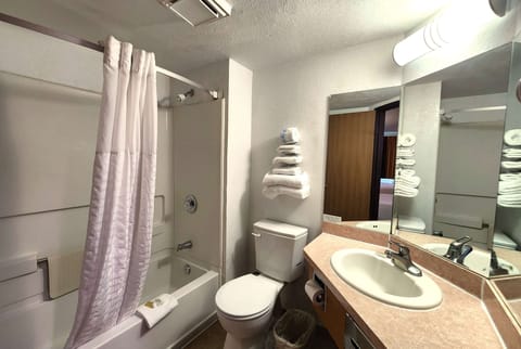 Free toiletries, hair dryer, towels