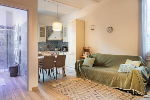 Comfort Apartment, Balcony, City View | Living area | Flat-screen TV