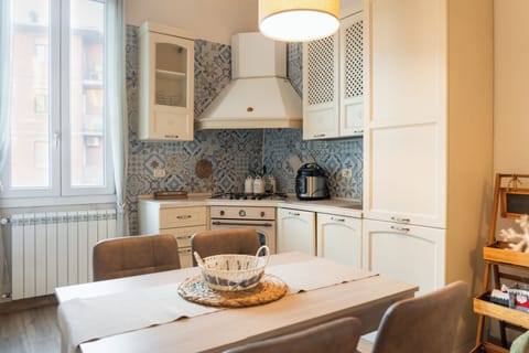 Comfort Apartment, Balcony, City View | Private kitchen | Full-size fridge, oven, stovetop, dishwasher