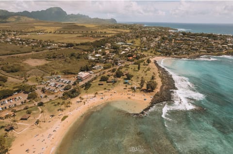Beach nearby, white sand