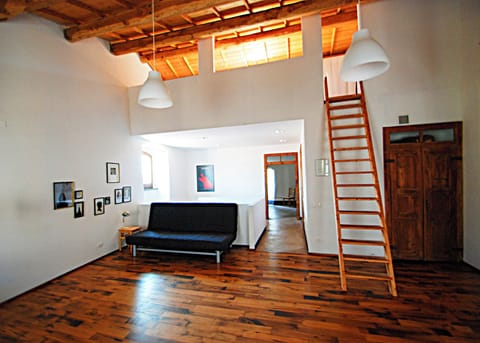 House, Patio | Living area | Flat-screen TV, fireplace