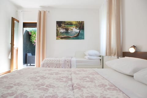 Standard Double Room, Terrace | Memory foam beds, minibar, in-room safe, desk