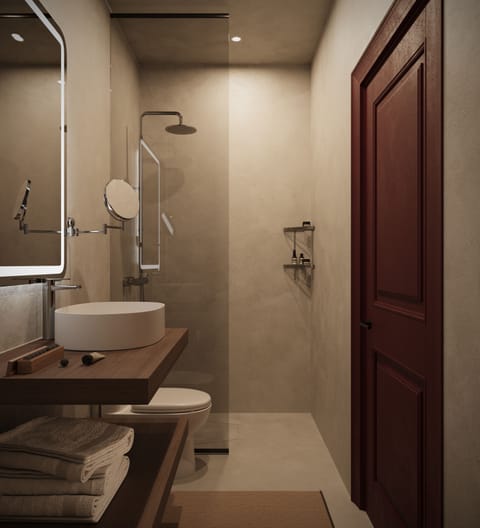 Free toiletries, hair dryer, towels, soap