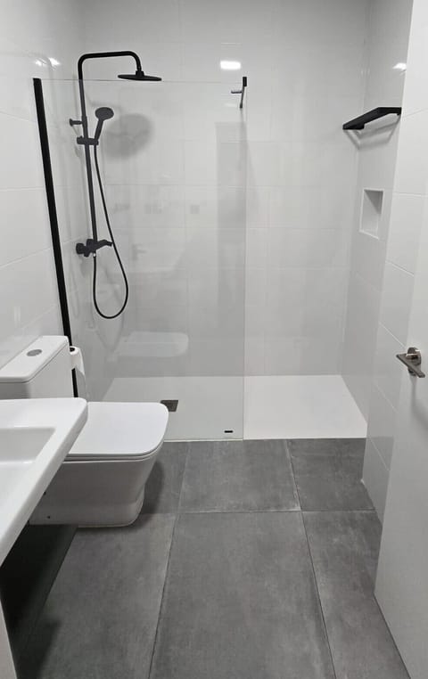 Soap, shampoo, toilet paper