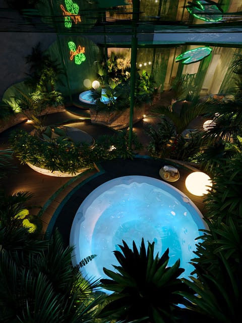 Rooftop pool