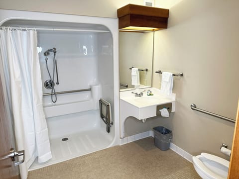 Classic Room, 2 Queen Beds, Accessible | Bathroom | Free toiletries, hair dryer, towels