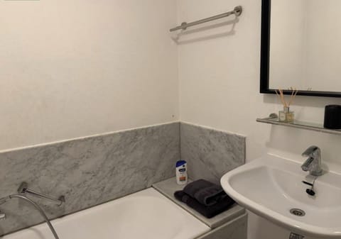 Deluxe Studio Suite | Bathroom | Combined shower/tub, free toiletries, soap, toilet paper