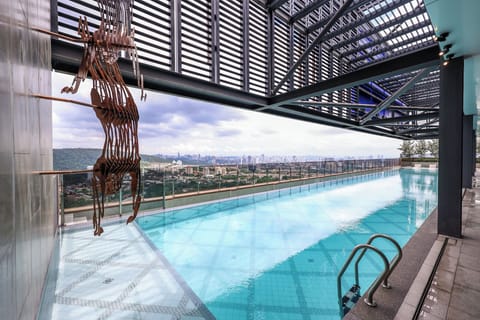 Rooftop pool